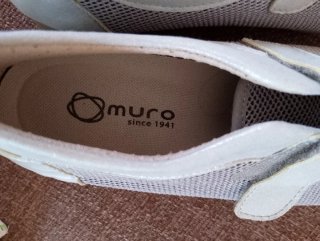 Zapatos Muro Gris y Blanco