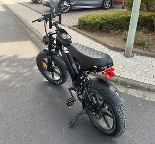 Fatbike Eléctrica Negra