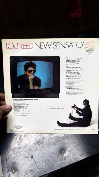 Vinilo Lou Reed - New Sensations