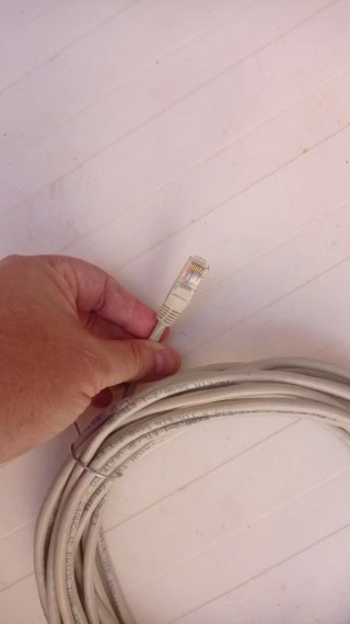 Cable Red RJ45, Cat 6  de 9metros y 80 cm.