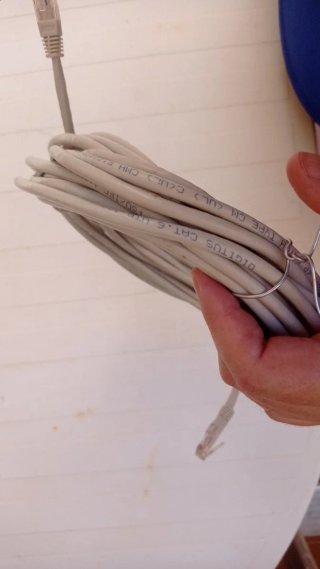 Cable Red RJ45, Cat 6  de 9metros y 80 cm.