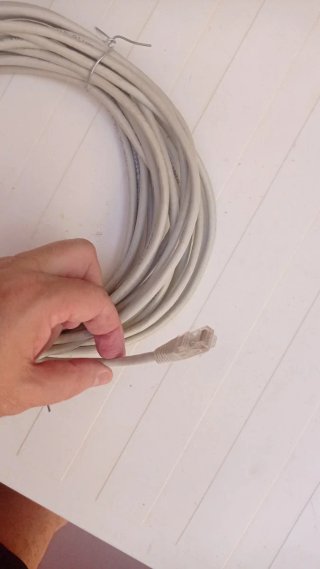 Cable Red RJ45, Cat 6  de 9metros y 80 cm.