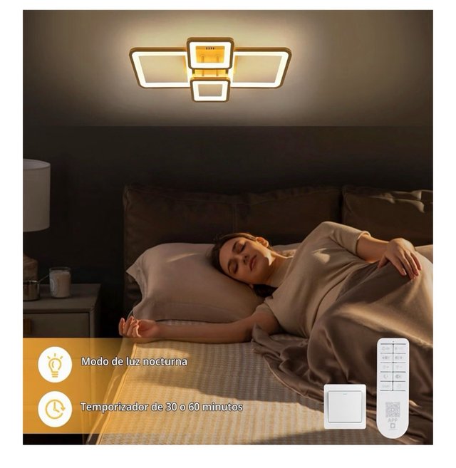 Lámpara Techo LED Cuadrada