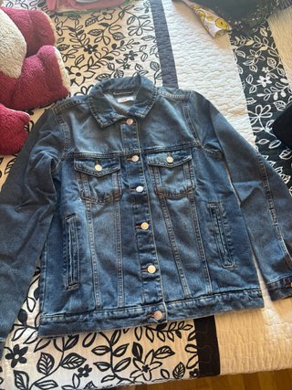 Chaqueta tejana azul Talla S