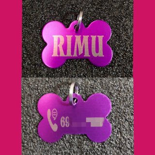 Placa para mascota personalizada