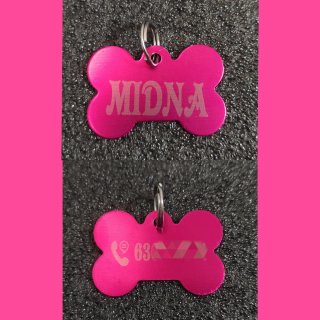 Placa para mascota personalizada