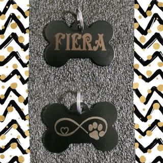 Placa para mascota personalizada