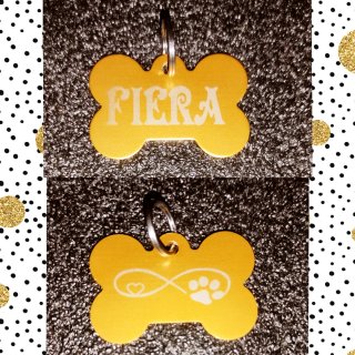 Placa para mascota personalizada