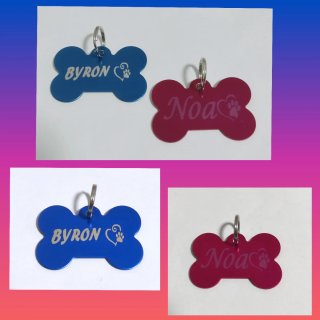 Placa para mascota personalizada