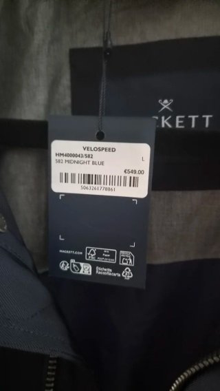 Chaqueta Hackett Negra Hombre