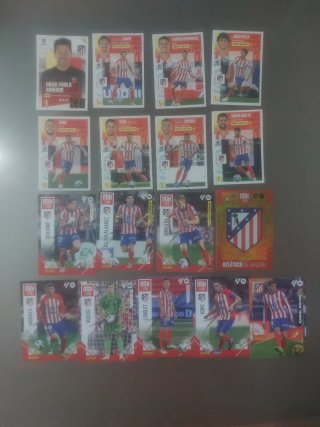Lote cromos Atlético de Madrid