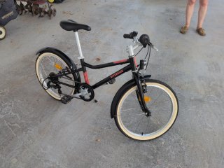 Bicicleta Infantil 20 Negra de decathlon