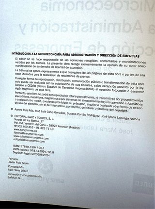 Introducción a la microeconomía para la Adminis...