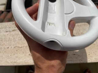 Volante Nintendo Wii Wheel Bianco Originale per Ma