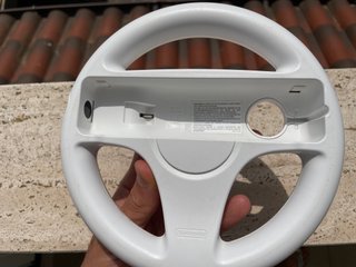 Volante Nintendo Wii Wheel Bianco Originale per Ma