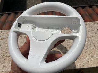 Volante Nintendo Wii Wheel Bianco Originale per Ma
