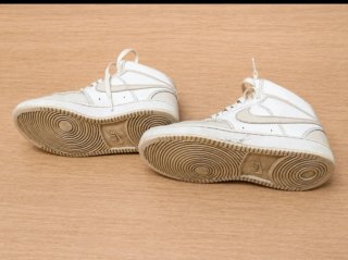 Nike Court Vision Mid Beige/Blanco