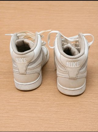 Nike Court Vision Mid Beige/Blanco