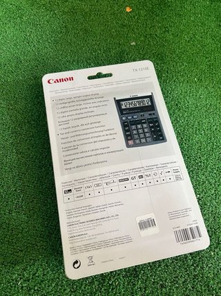 Calculadora Canon TX-1210E Gris