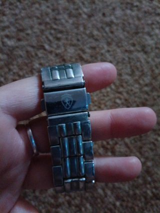 Reloj Ferrari Caballero Rosa y Plateado Sin pila