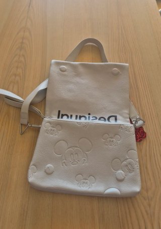 Bolso Desigual Disney Mickey Beige