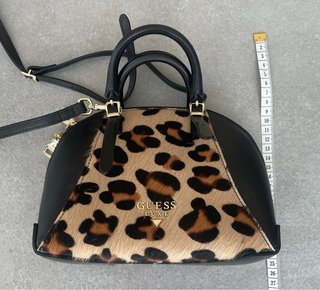 Bolso Guess Animal Print Negro