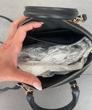 Bolso Guess Animal Print Negro