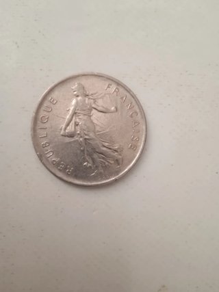 Moneda 5 Francos Franceses 1971