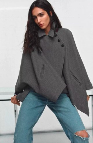 Capa gris elegante