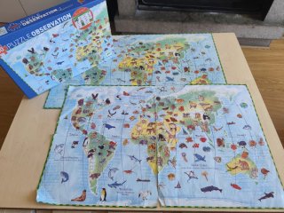 Puzzle Djeco 100 peces animals mon