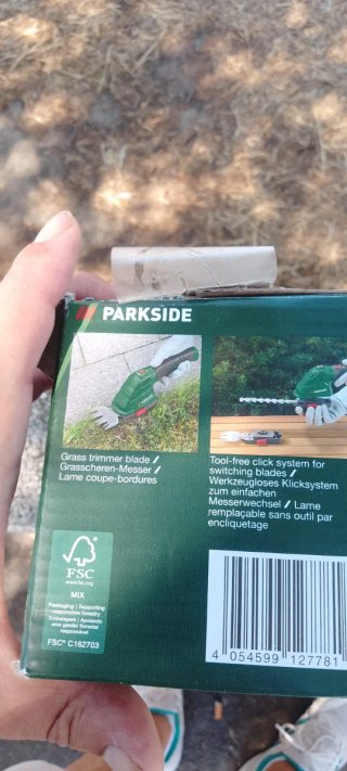 Cortasetos Parkside recargable USB