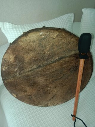 Tambor Chamánico Redondo 45cm DELUXE