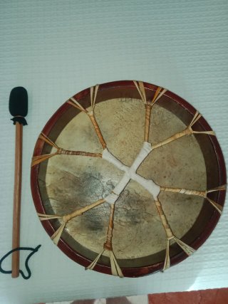 Tambor Chamánico Redondo 45cm DELUXE