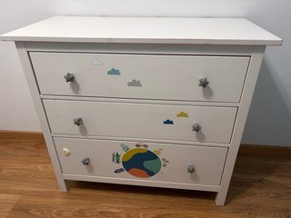 Cajonera IKEA Hemnes Blanca 3 Cajones