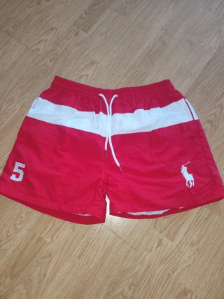 Bañador Polo Ralph Lauren Rojo y Blanco