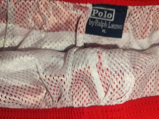 Bañador Polo Ralph Lauren Rojo y Blanco