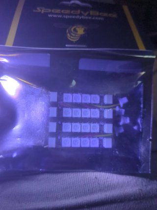 SpeedyBee Tiras LED x4 para dron