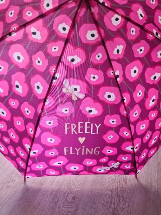 Paraguas infantil con estampado floral