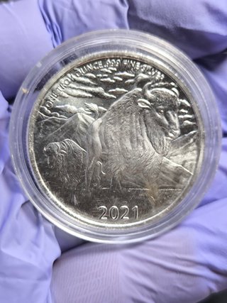 Moneda 1 Onza Plata HUNTER - CAZADOR RONDA U.S.A