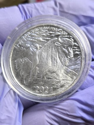 Moneda 1 Onza Plata HUNTER - CAZADOR RONDA U.S.A