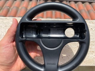 Volante Nintendo Wii Wheel Nero Originale per Mari