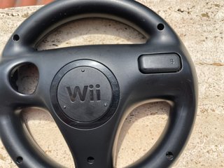 Volante Nintendo Wii Wheel Nero Originale per Mari