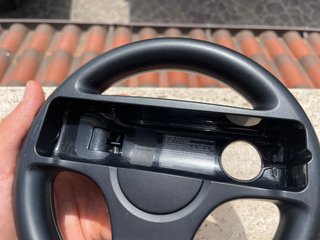 Volante Nintendo Wii Wheel Nero Originale per Mari