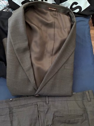 Traje de lana Woolmark marrón talla 66