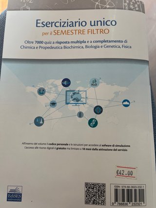 Eserciziario unico per il semestre filtro. Oltr...