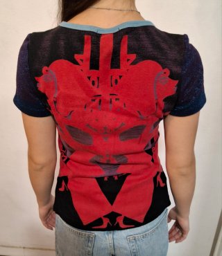 Lote 4 Camisetas Custo Mujer Años 90 Talla L