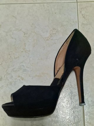 Sandalias tacón Zara negras