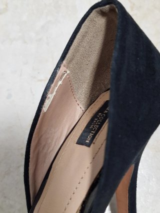 Sandalias tacón Zara negras
