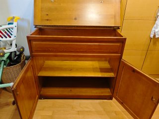 Cómoda arcón de madera