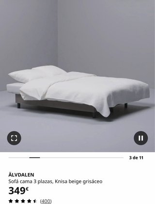 Divano Letto 3 Posti Ikea Grigio